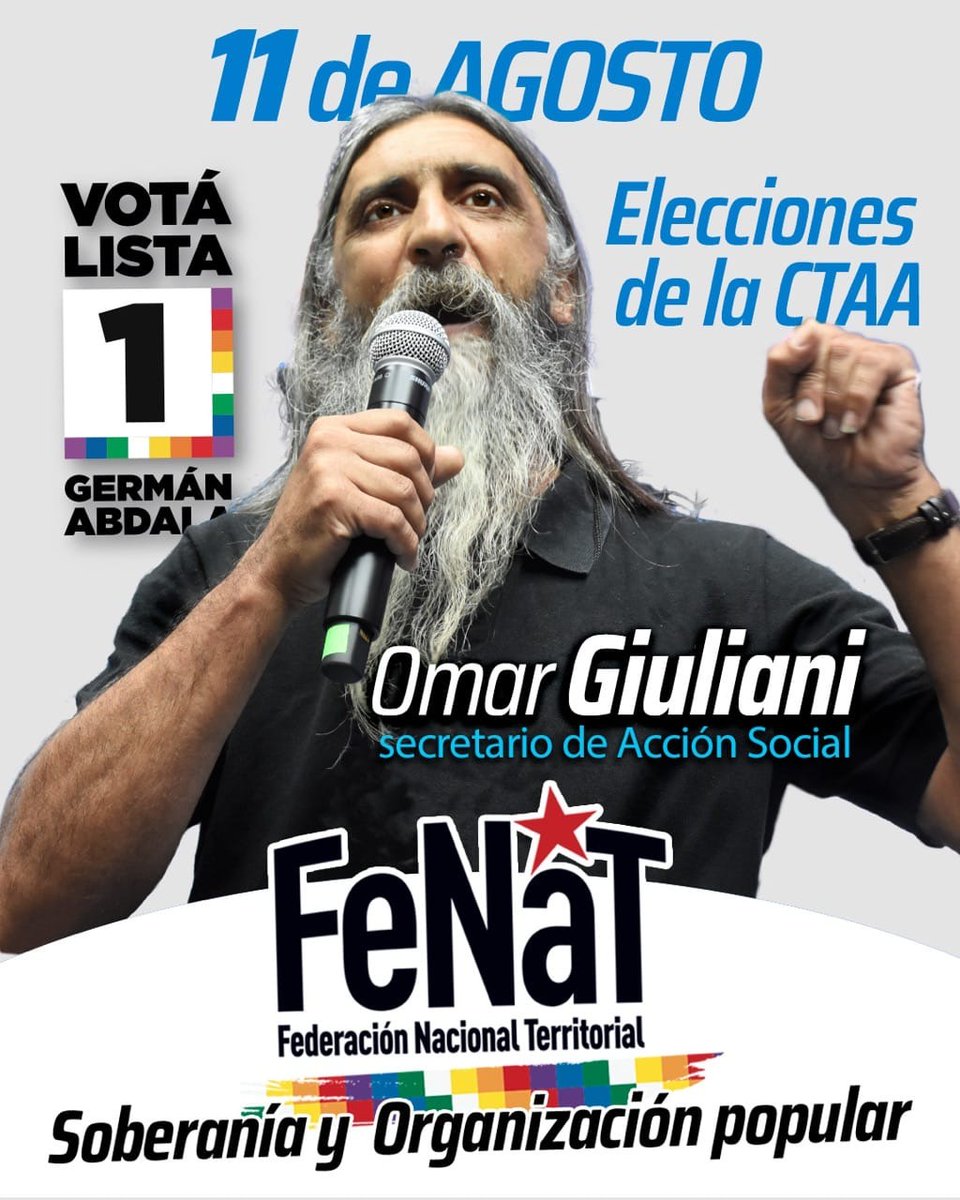 fe_tsc's tweet photo. #CaletaOlivia #SantaCtuz 
Hoy llega a Caleta Olivia el Coordinador Nacional de la @FeNaT_CTAA y candidato a Secretario de Acción Social por la lista 1 Germán Abdala , el compañero Omar Guiliani. 
#SomosLaFeNaT #SomosLaCTA https://t.co/LXjMtaQYjL