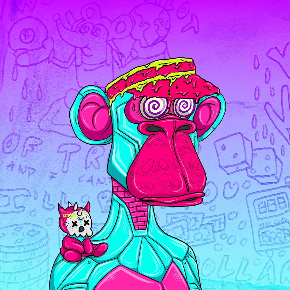 CAKED WORLD <a href="/CakedApes/">Caked Apes</a> GIVEAWAY🍰

We've reached 1k followers on Instagram! Celebrating with a giveaway!

To win:

1) Like 
2) RT 
3) Tag 3 friends 
4) Follow @CakedWorld &amp; @CakeNygard 

Join our twitter space next Friday to win, winner announced in space 

Link ⬇️  #NFTGiveaway