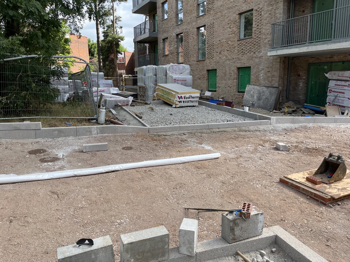 External works progressing nicely on site at Mills Grove , Hendon ⁦<a href="/Hill_Group_UK/">Hill_Group_UK</a>⁩