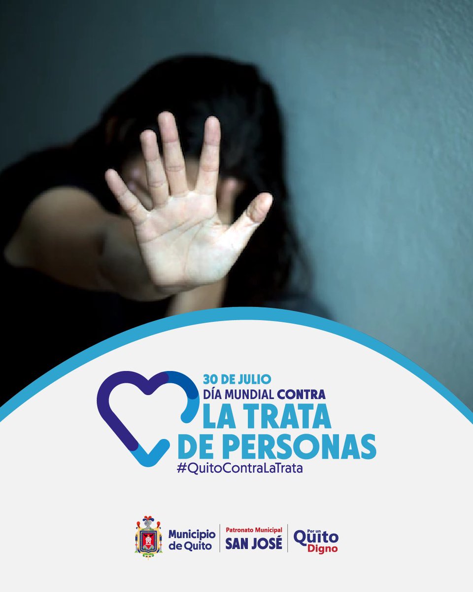PatronatoSJ's tweet photo. En el marco del
#DíaMundialContraLaTrata​ recordamos la importancia de generar accionesde prevención y atención a las víctimas para restituir sus derechos, bajo la bandera de la igualdad e inclusión. #QuitoContraLaTrata https://t.co/WKH8jH9Jra