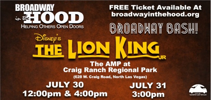 ⚠️Please read: Important Time Change. 
To all Broadway in the Hood  Lion King ticket holders. Saturday’s performance of the Lion King is being changed to 12pm and 4pm due the unpredictable weather conditions. We apologize for any inconvenience
