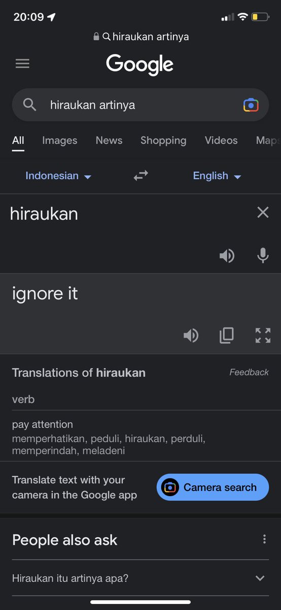 iwantam's tweet image. Ini Google kok jadi bego dan tidak konsisten ketika translate “hiraukan” @ivanlanin  di atas hiraukan = “ignore it” tapi di bawahnya “pay attention” @ivanlanin