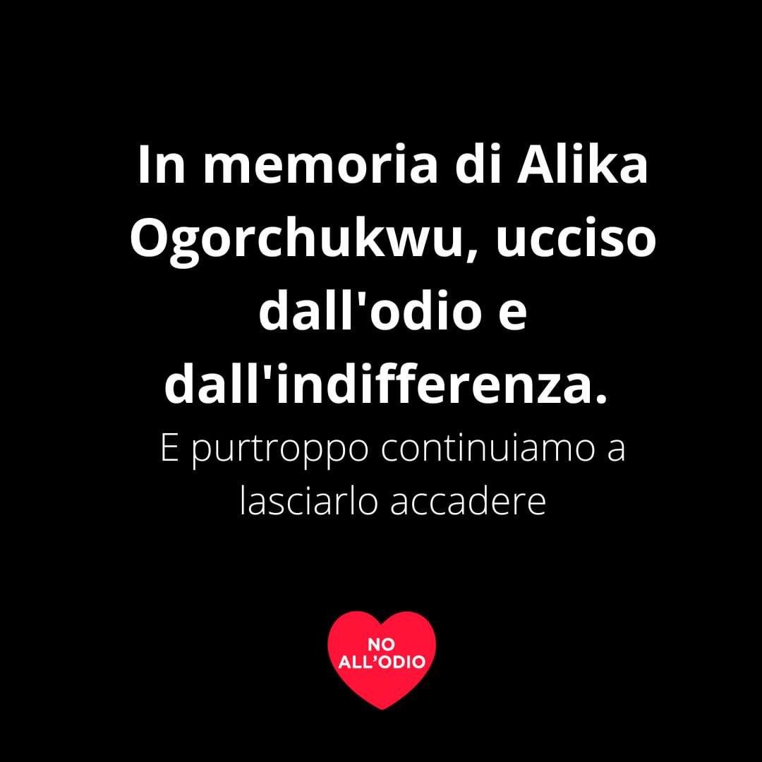 Quanto successo a Civitanova Marche è di un'assurdità e di un'atrocità indicibili, non solo per la violenza e la brutalità dell'omicidio, ma per l'indifferenza in cui è stato lasciato accadere. #noallodio Continua su facebook.com/10891697845387…
