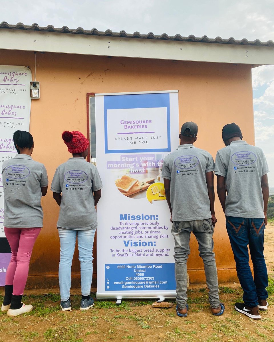 #VoetsekEFF #MphoWaBadimo #pitso #ANCKZNconference #Gemisqure_Bakeries Building employment for youth in our community of Umlazi,it begins with me and you