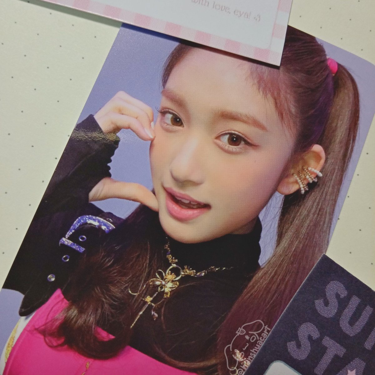 hanshuacart's tweet photo. ૮ ˶ᵔ ᵕ ᵔ˶ ა #ujuceipt
after 2 months of waiting for my first leeseo pc she's here na!! tysm for the smooth transaction, secured packaging and for updating me about the pc @ujungei 💗 https://t.co/PWSPZR89g4