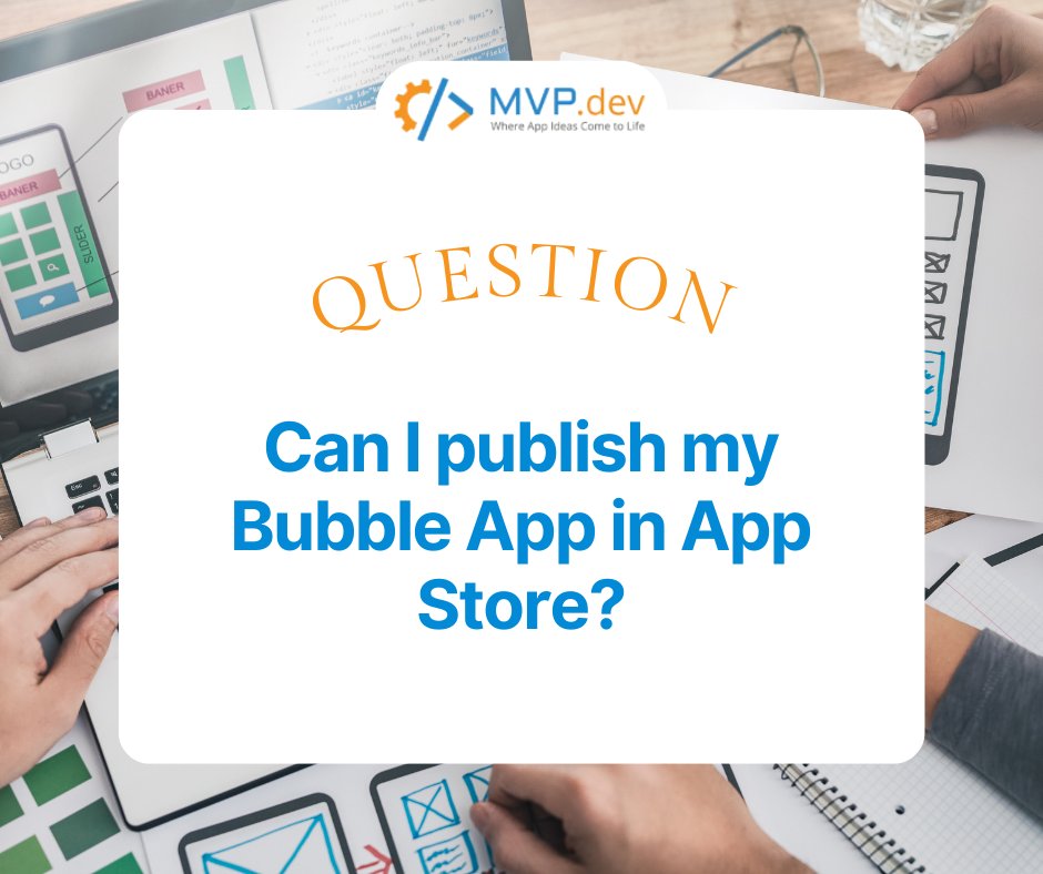 MVPdev_nocode's tweet image. 💡Bubble is not a native app builder; it is designed for building apps specifically for the App Store.
You&apos;d have to use Bubble and services like BDK Native. It will allow you to wrap your app and submit it to app stores.