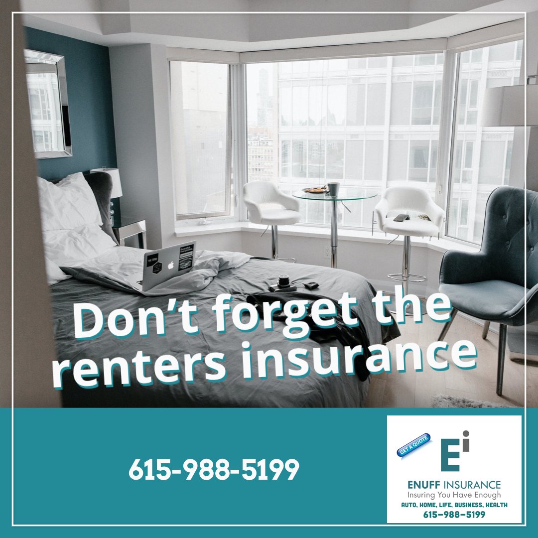 ChrisWilsonIIP's tweet photo. Don’t forget renters insurance! It protects your stuff.
Call for a quote and see about adding auto insurance for additional discounts. #tennessee #renters #renting #new #movingtoTN #movingtotennessee #futurebuyers #stuff #auto #apartment #home #house #insurance https://t.co/ci78BVFrTf