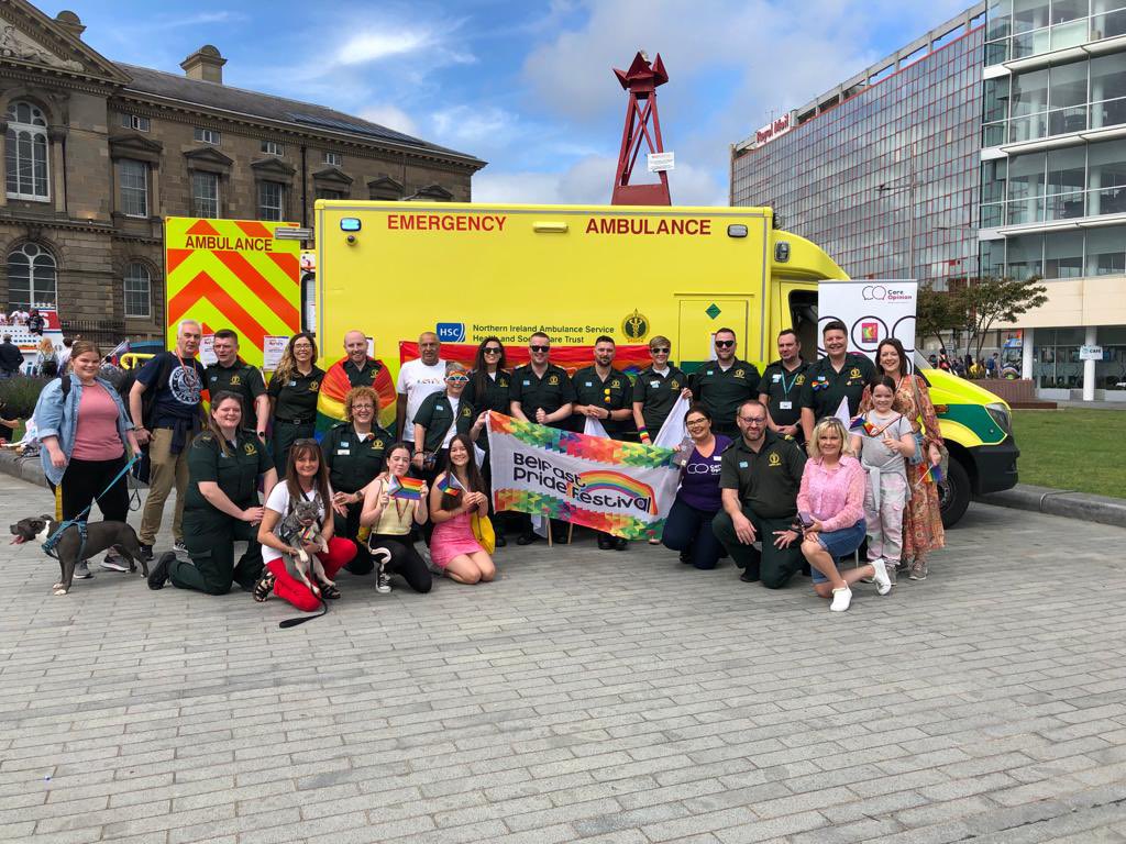 Congratulations and happy Pride to all our staff who turned out today to celebrate the return of Pride To Belfast. Hope you had an amazing day