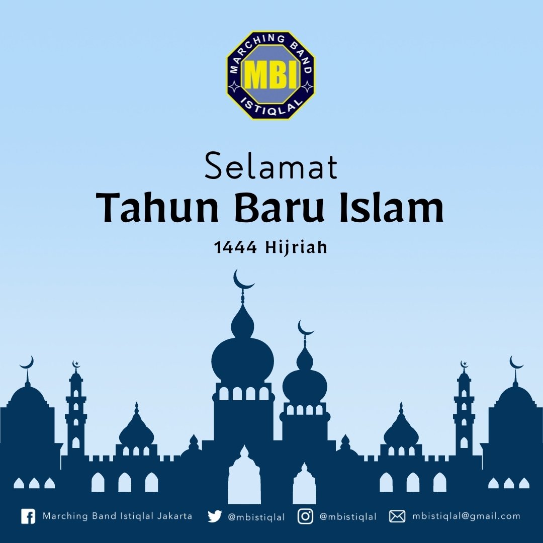Selamat Tahun Baru Islam 1444 Hijriah
Semoga Allah SWT selalu memberikan keberkahan kepada kita semua. Aamiin.
.
.
.
#TahunBaruIslam1444H #mbistiqlal
