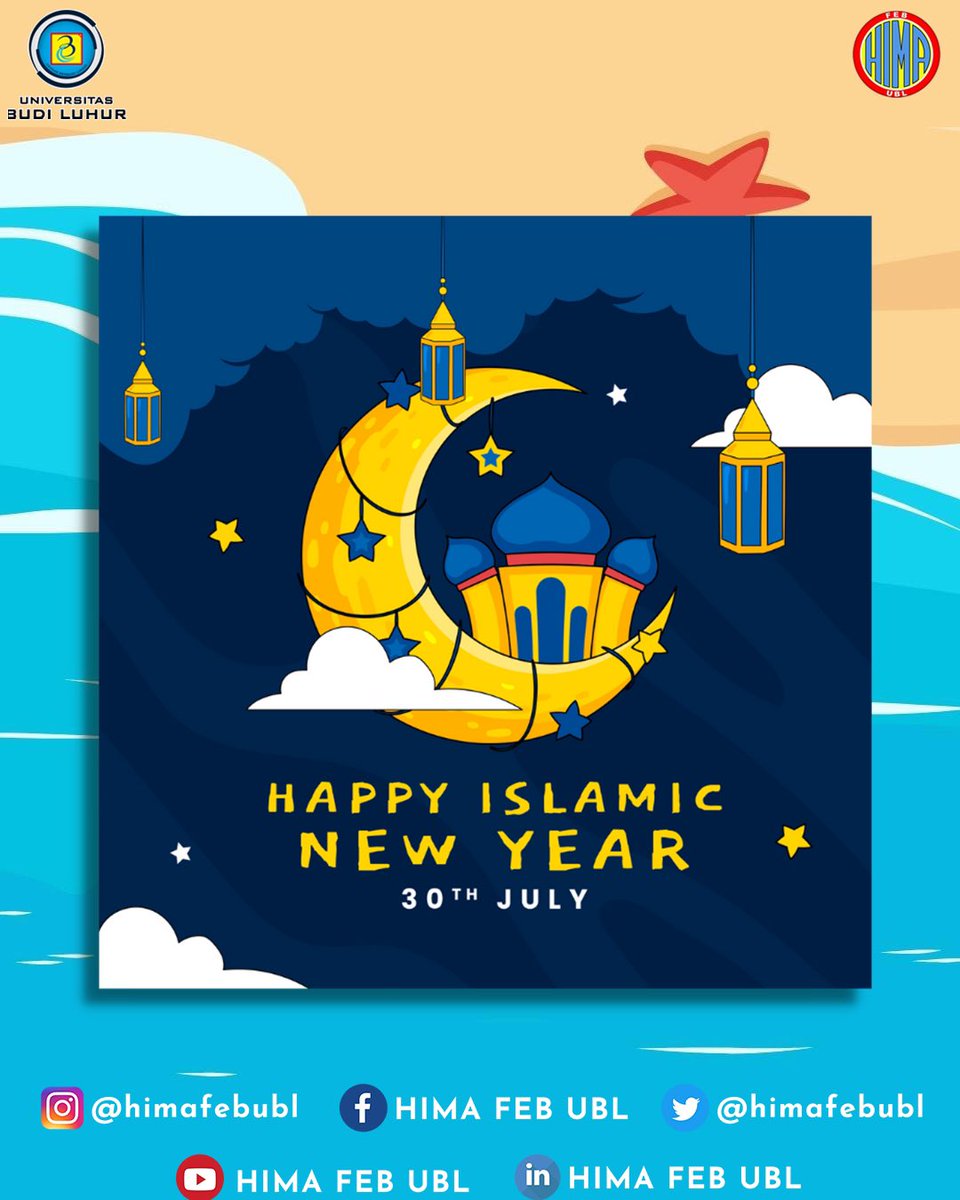 [Peringatan Tahun Baru Islam 1444 H]

Kami Keluarga Besar HIMA FEB UBL 2022 mengucapkan 
Selamat Hari Raya Tahun Baru Islam 1444 H.
_____________________________

#HIMA2022
#HIMAFEBUBL
#KBOMFEBUBL
#UNIVERSITASBUDILUHUR