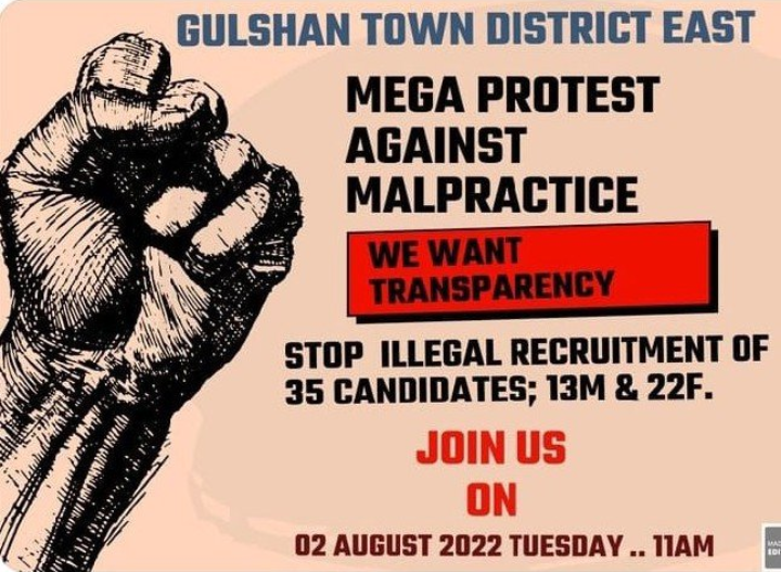 Nisah_nisahhh's tweet photo. #Protest
#ProtestAgainstInjustice
#GulshanTown
#DistrictKarachiEast
#IBA_PST_JEST
.... https://t.co/aUmmCDNuRE