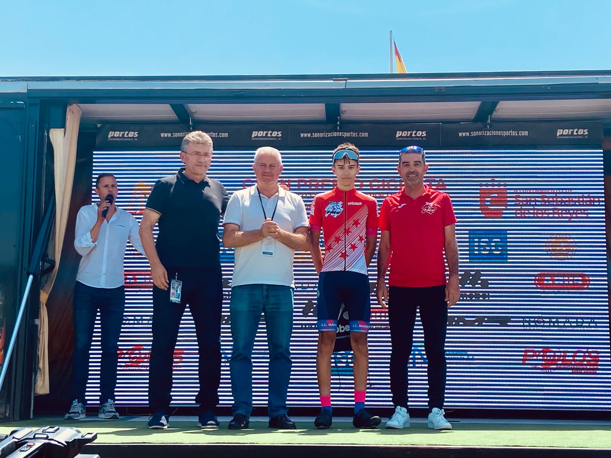 5clasificado en el Campeonato de Madrid.
Y recupera el maillot de líder del trofeo federación.💪🚴‍♂️🐤