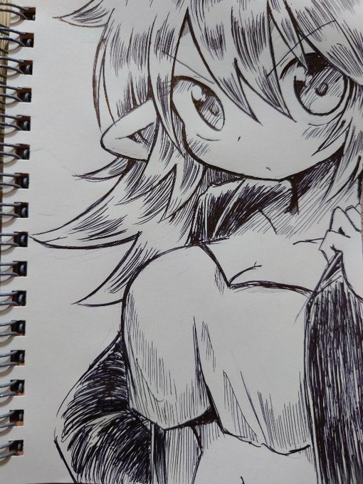 #今月描いた絵を晒そう
この子しか描いてない 