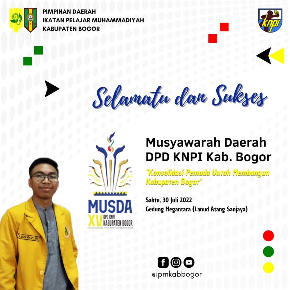 ipmkabbogor's tweet photo. Selamat dan Sukses Musyawarah Daerah DPD KNPI Kabupaten Bogor 2019-2022.

"Konsolidasi Pemuda Untuk Pembangunan Kabupaten Bogor".

Gedung Megantara Atang Senjaya, 1 Muharram 1444 H./ 30 Juli 2022 M.

#knpi #ipm #ipmjaya #muhammadiyah #lensamu https://t.co/BOlBD8gxPq