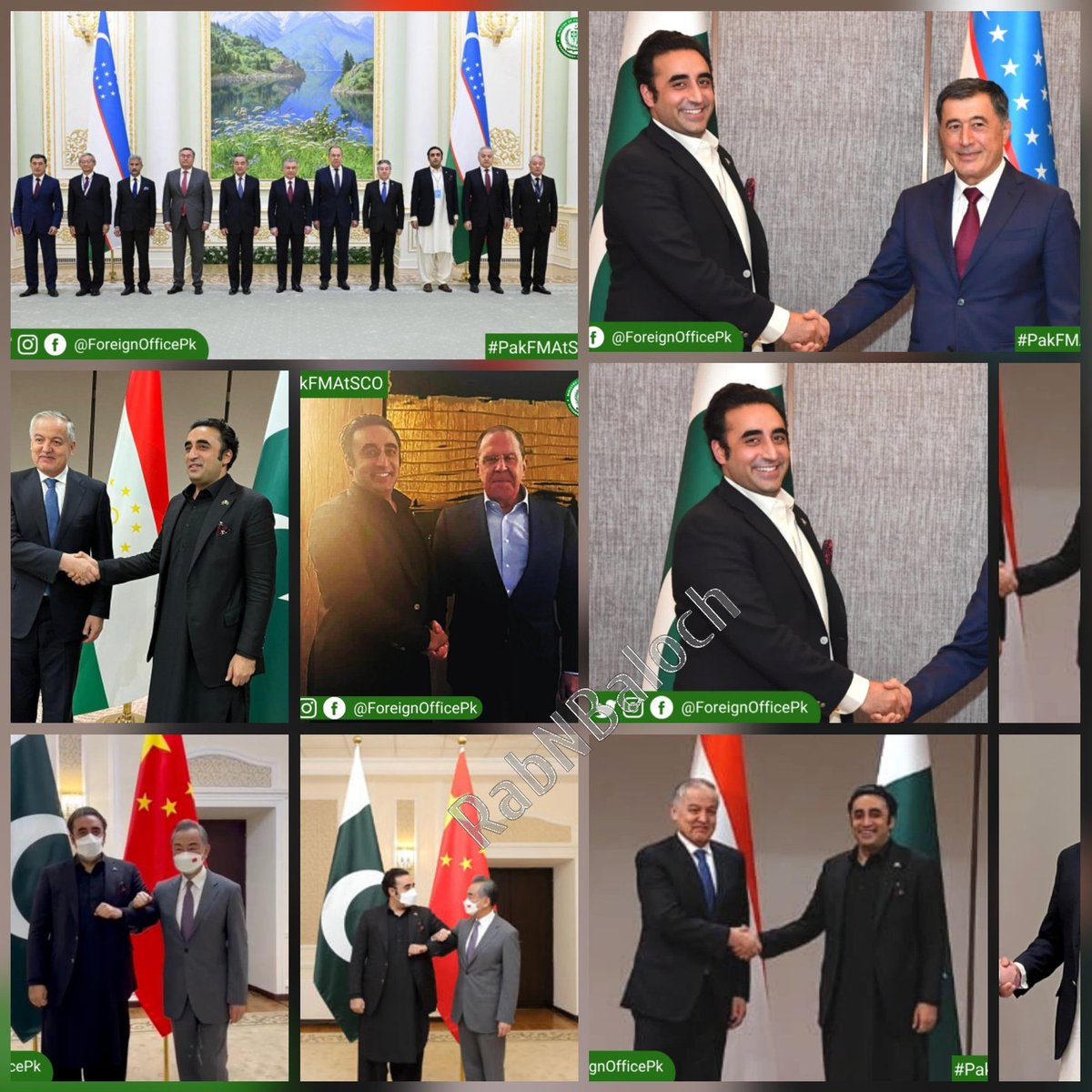 AEngr786's tweet photo. پاکستان کے وزیر خارجہ بلاول بھٹو زرداری کی تاشقند میں شنگھائی تعاون تنظیم کے ممبر ممالک کے وزرائے خارجہ سے ملاقاتیں۔ 💚🖤❤️ https://t.co/FPcgXWXVmG