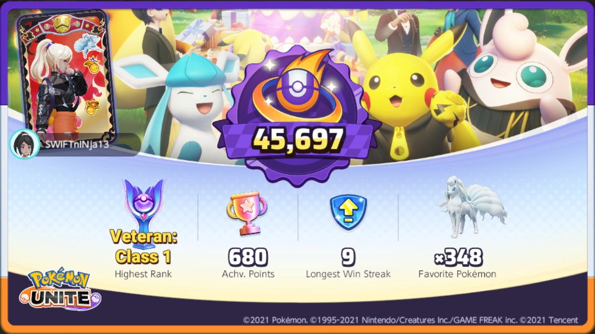SWIFTnlNja13's tweet photo. #PokemonUNITE #NintendoSwitch https://t.co/gPUhtyXuDj