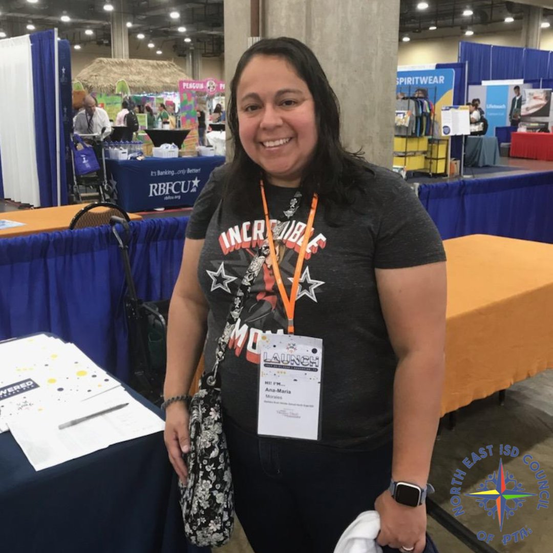 Great to see Incredible Mom Ana-Maria, Bush MS PTA President, joining us at #Launch2022!