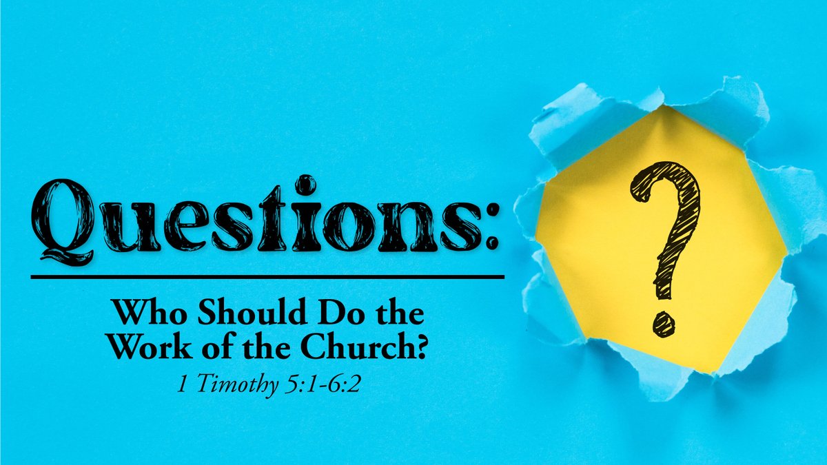 fbcclintonms's tweet photo. Who should do the work of the church? Join us tomorrow for Worship at 9:30 am. We will have Growth Groups at 8:20 and 10:45 am. https://t.co/Uwo0YTQpiM
