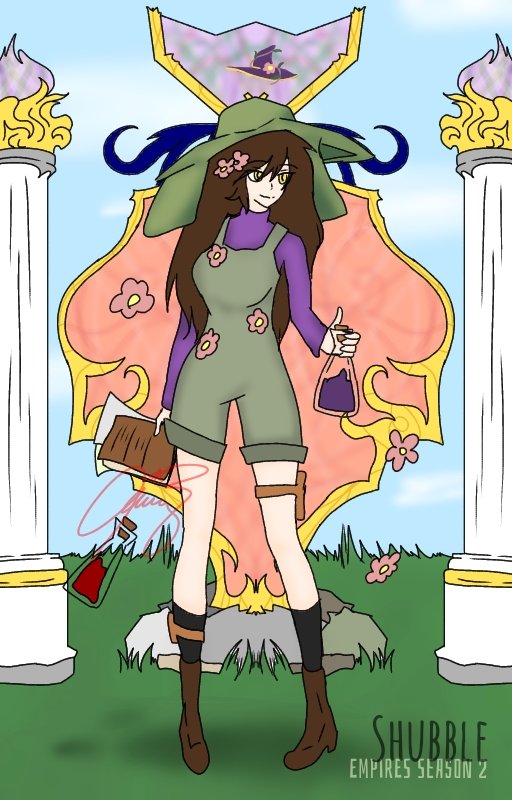 millielene1011's tweet photo. The Great Witch of Evermoore: @shelbygraces 
#EmpiresSMP #EmpiresSMPfanart #shubble https://t.co/RUAY8oowkR