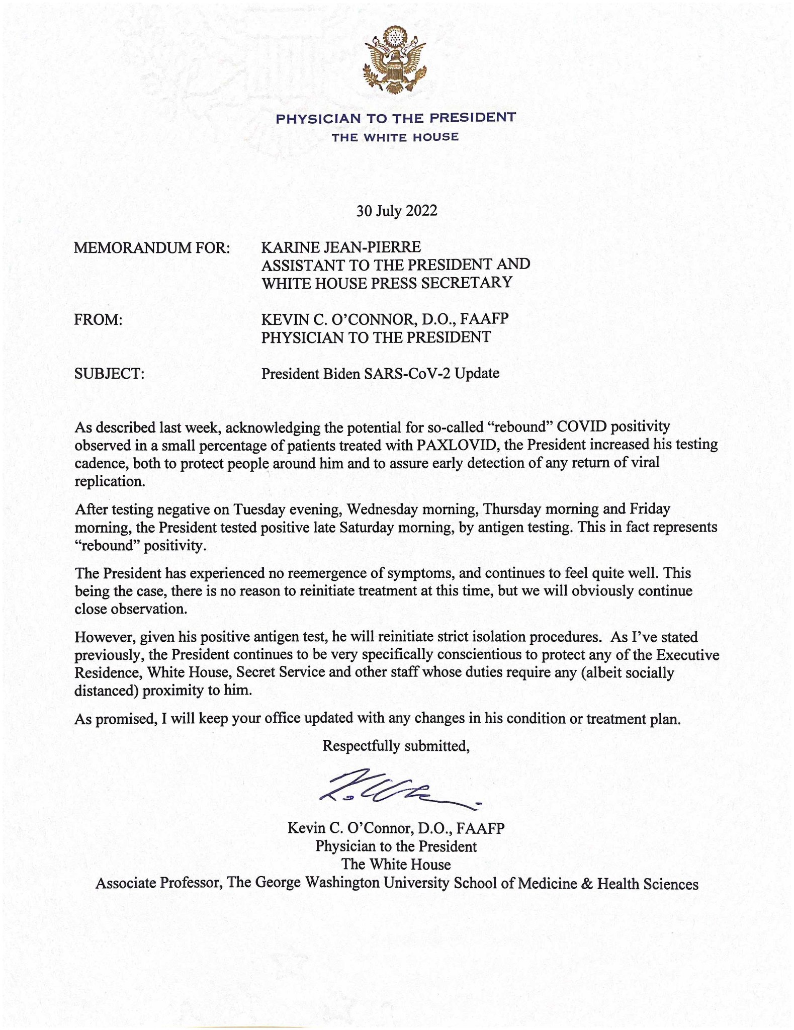 Disclose.tv on Twitter: "JUST IN - Biden tests positive for COVID again