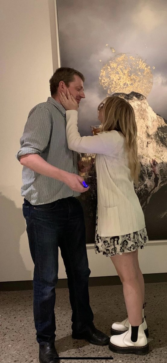 TraderJodi's tweet photo. Oh btw we got engaged in June. 🥰
For once Facebook knew something first. https://t.co/FXlAb0CGmk
