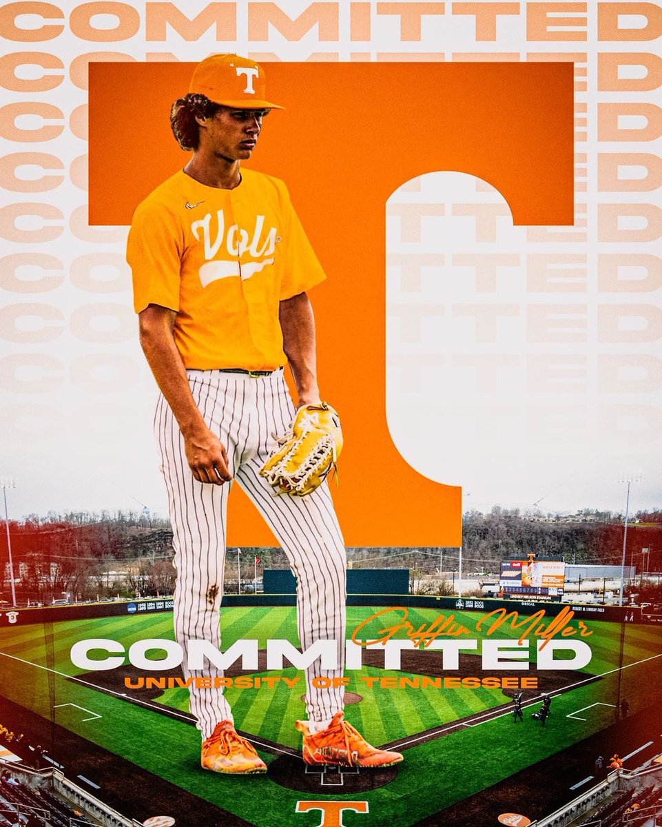 Griffin Miller (@griffinmillerfl) on Twitter photo I’m excited to announce I will be furthering my academic and baseball career to The University of Tennessee. I would like to thank @jbakerbsg, <a href="/5starnational/">5 Star National</a>, <a href="/TBTTraining/">TBT Training</a>, Sam Luppino, <a href="/josh_elander/">Josh Elander</a>, Coach V, @coach_oliveira, @JBrownPG, and David Thompson for believing in me! 🍊 I’m excited to announce I will be furthering my academic and baseball career to The University of Tennessee. I would like to thank @jbakerbsg, <a href="/5starnational/">5 Star National</a>, <a href="/TBTTraining/">TBT Training</a>, Sam Luppino, <a href="/josh_elander/">Josh Elander</a>, Coach V, @coach_oliveira, @JBrownPG, and David Thompson for believing in me! 🍊
