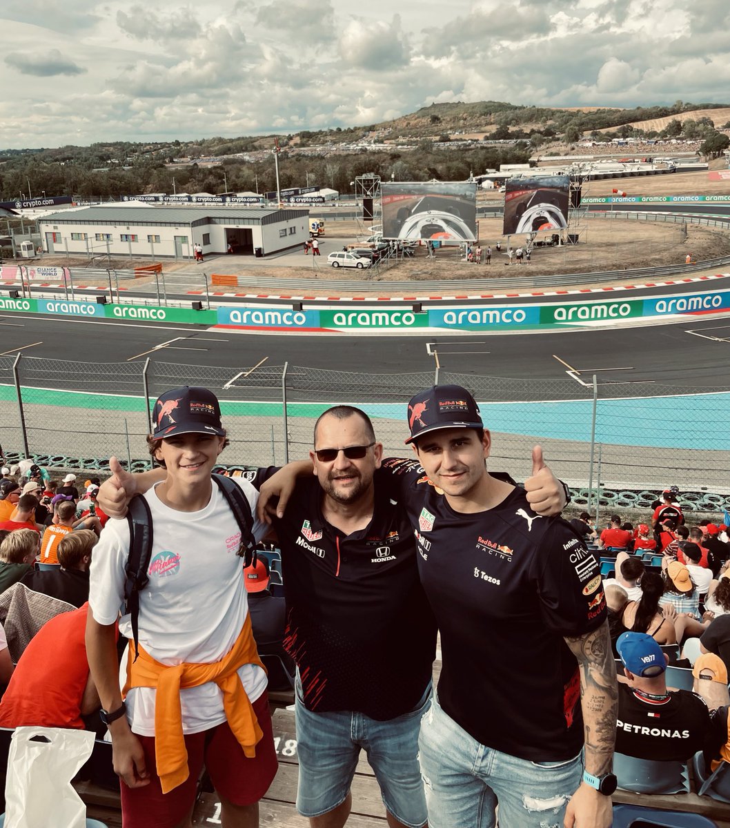 Hanylibor's tweet photo. Dream (no. 2.) come true♥️ #F1 #HungarianGP #RedBullRacing #MaxVerstappen https://t.co/U8tc5GoB6N