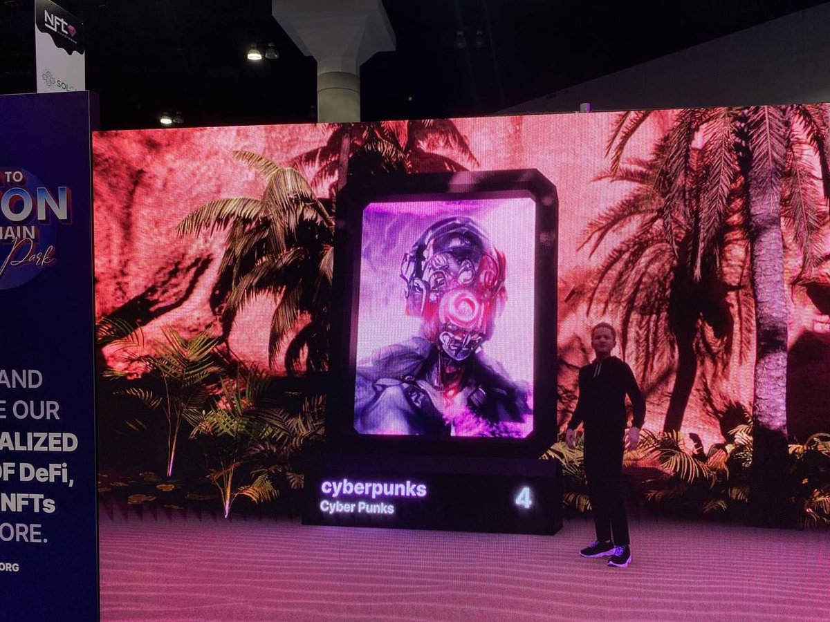 Cyber Punks made an appearance at the LA NFT Expoverse!