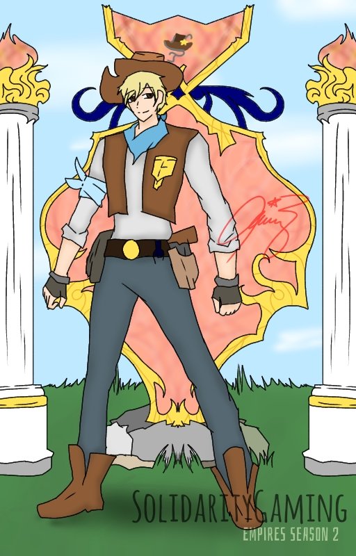 millielene1011's tweet photo. Tumble Town Sheriff and The Law Emperor: @SolidarityCoUK 
#EmpiresSMP #EmpiresSMPfanart #thelaw https://t.co/C7AmroAQxL