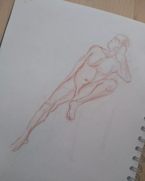 ClassicAnto's tweet photo. Usual Saturday sketches from the life drawing class. 😶

#anatomy #drawing #sketch #sketchbook #artistontwitter #art #artwork #illustration #pencildrawing #pencilsketch #lifedrawing #figuredrawing #figurestudy #gesturedrawing https://t.co/9jhP4BuPEW
