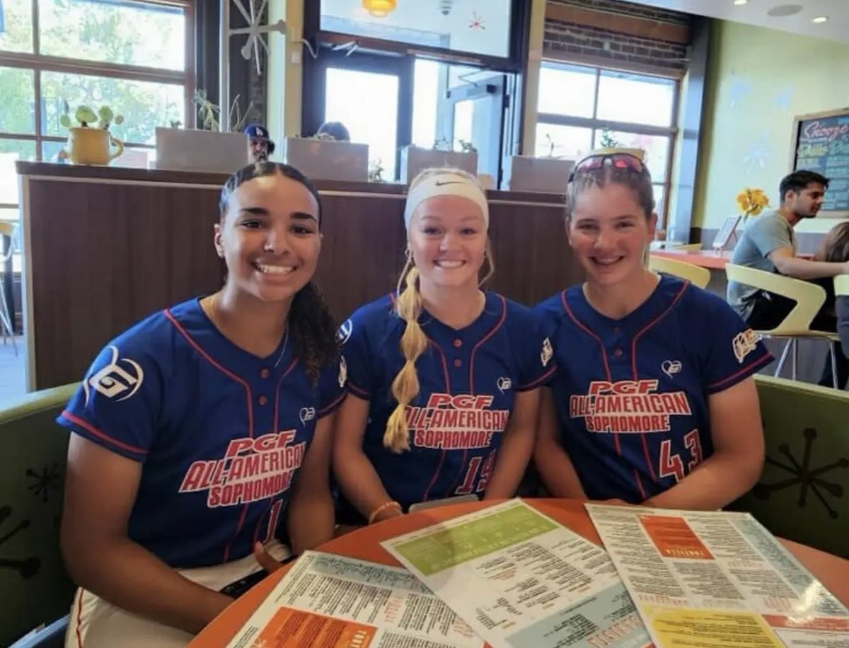 Best wishes and tons of fun for these 3 as they compete in todays PGF All American Game. Let’s go 24’s !!!!!!! @destharris2024 @JaydenHeavener @EstherWhite24 @PGFnetwork @FloSoftball @ExtraInningSB Love Y’all !!!!!