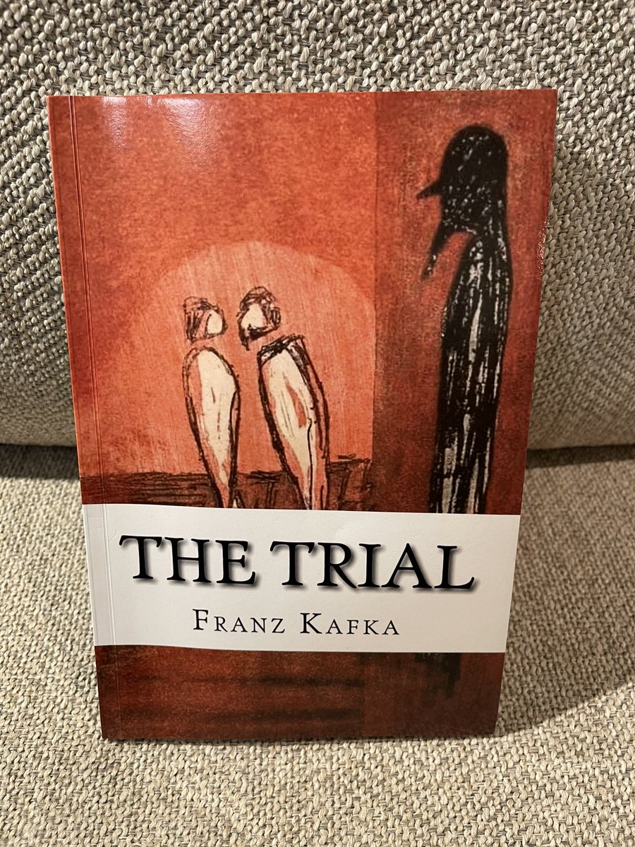 Just finished “The Trial” by Franz Kafka. A shockingly terrifying book of arbitrary and distant unreasoning authority.  It is a haunting story, and important read due to its originality and influence on later dystopian works.  Highly recommended!👍