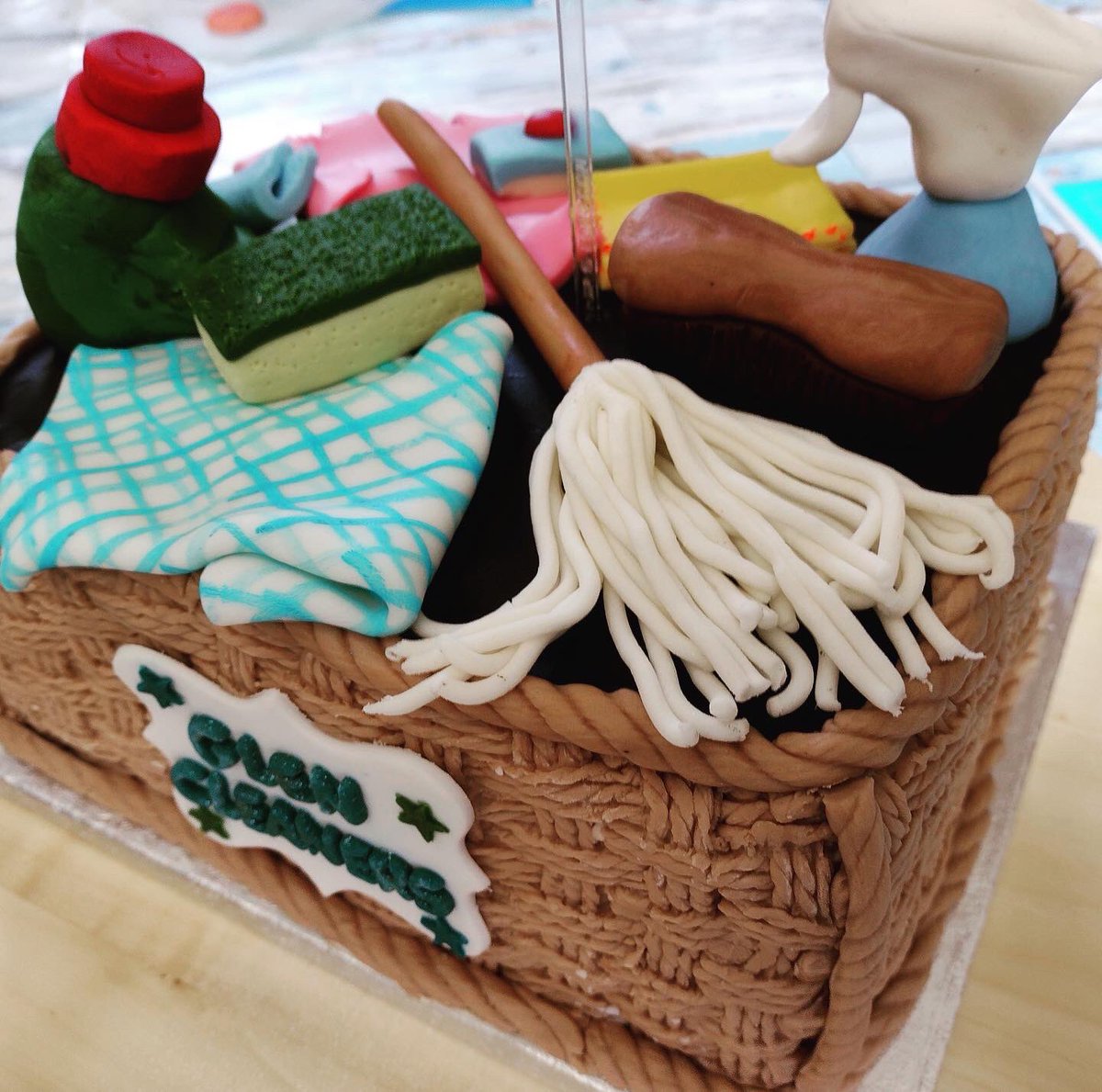 Delighted to make this cake for Glen Cleaners in #Dunoon to celebrate 2 years in business. We wish them continued success!