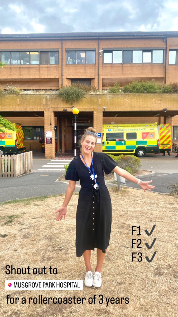 And just like that, 3 years at <a href="/LoveMusgrove/">Love Musgrove</a> <a href="/SomersetFT/">Somerset NHS Foundation Trust</a> is up! Thanks for the best introduction into being a doctor and to all those who shared their wisdom and advice along the way. Couldn’t be more thankful. IMT <a href="/uhbwNHS/">University Hospitals Bristol and Weston NHS FT</a> here I come!