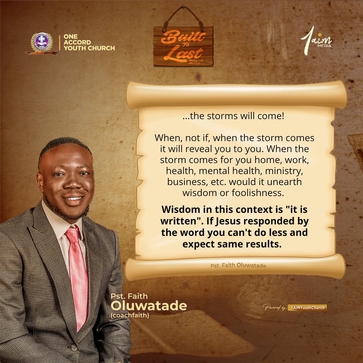 oluwatadefaith's tweet photo. #julydump: Excerpts from July.

July Theme: Built to Last

No wise builder builds to destruction; when you are lost on the master-plan (as all humans are at some points) go before the master-builder "the builder of all things".

See you in August already 👏🎉 https://t.co/USi4mEV32J