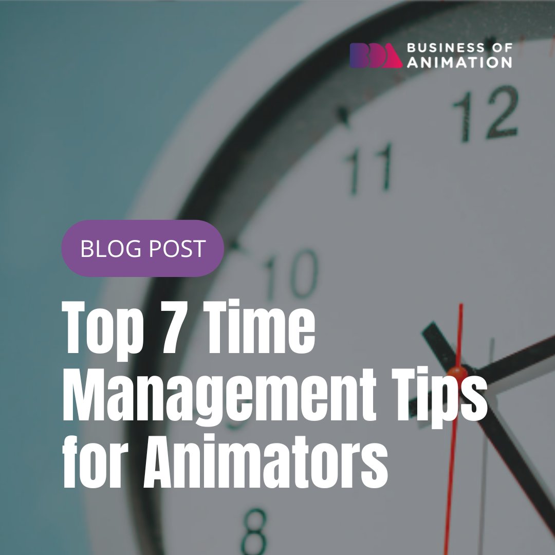 animationbiz's tweet image. Want to know how to properly manage your tasks within a given time to help ensure you complete your work by deadlines and with minimal stress? Read our blog "Top 7 Time Management Tips for Animators" now! Link in bio.

#AnimationTime #AnimatorsTime #AnimationTimeManagement