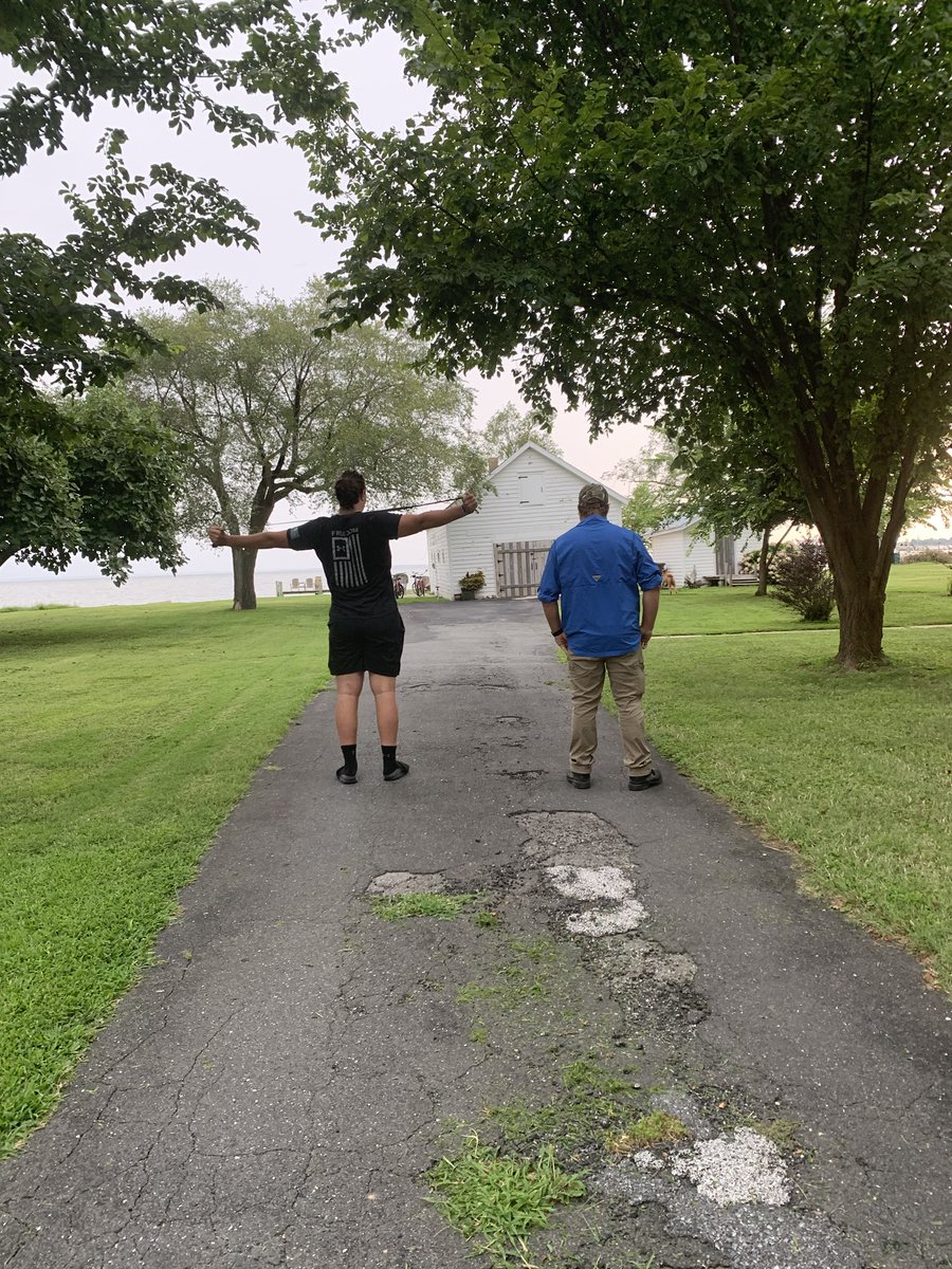Me and dad, at home on the Chesapeake Bay.