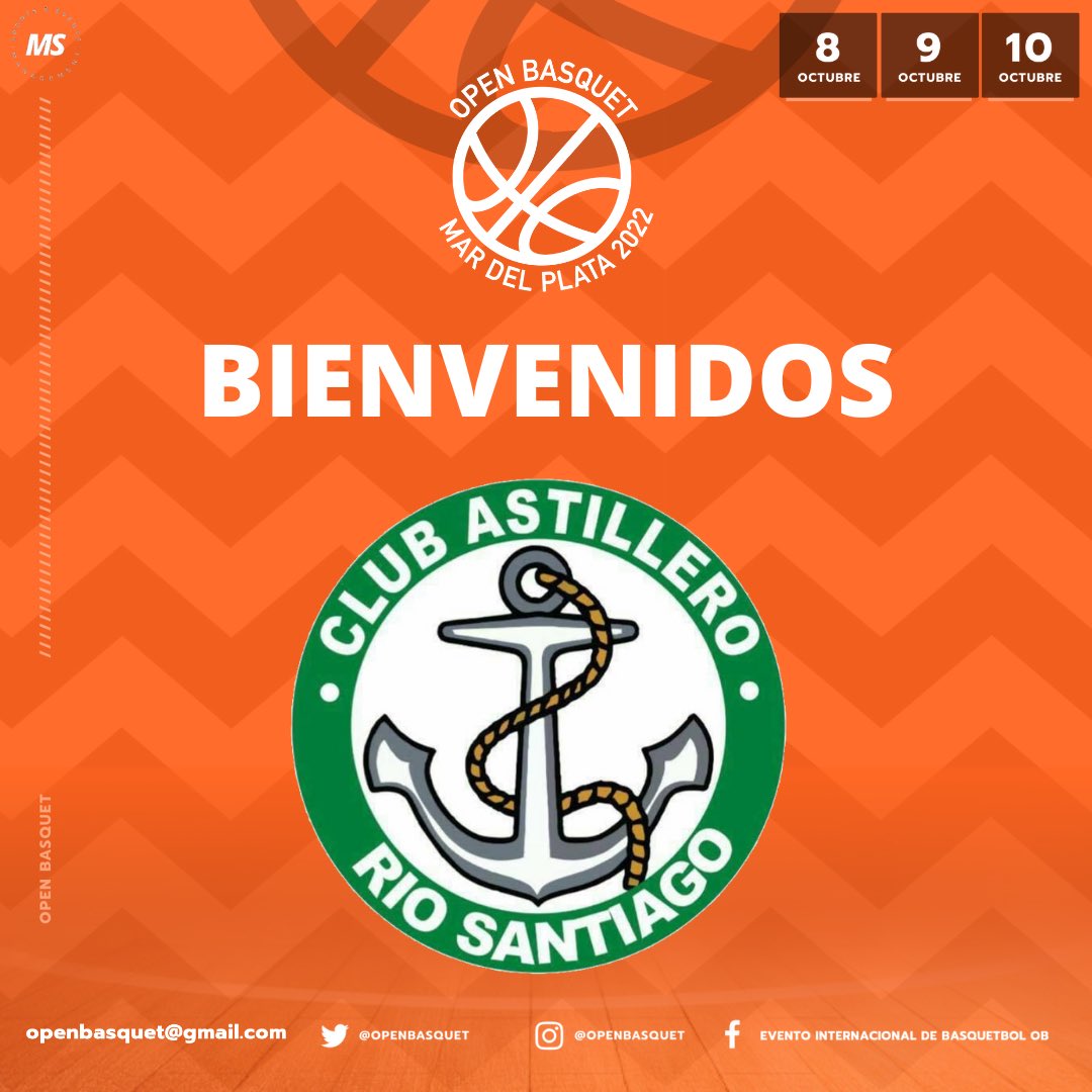¡ B i e n v e n i d x s ! <a href="/BasquetCARS/">Club Astillero Básquet</a> 

Al 1️⃣6️⃣ Evento Internacional Open Básquet 🏀⛹🏻‍♀️⛹🏻

🗓👉 8, 9 y 10 de octubre 2022

📍Mar del Plata, Argentina 🇦🇷