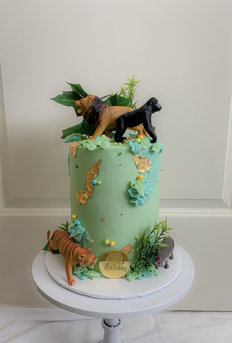 olamideB's tweet photo. It’s summer and the animals are out 🦁 🐯 💚
Pls retweet 🙏🏾💚
#bakedbymide #animalcake https://t.co/PQbY9WfTqU