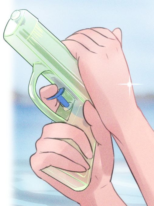 「holding water gun」 illustration images(Latest｜RT&Fav:50)
