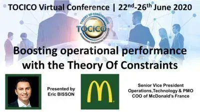 PMarris's tweet photo. #McDonalds Boosting Operational Performance with the Theory Of Constraints. #TOCICO video conference recording.
https://t.co/dmrxUYpPDw 
#TheoryOfConstraints #Goldratt https://t.co/ZWVAHaJPpj