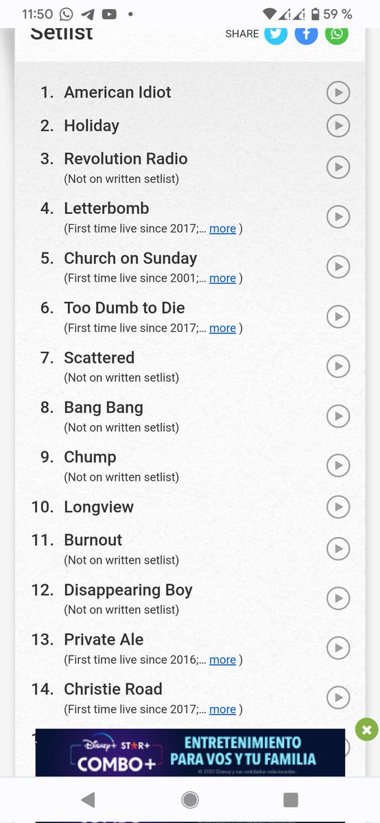 GDArgNation's tweet photo. QUE MARAVILLA

BRILLANTE SET DE GREEN DAY ANOCHE EN EL TEATRO METRO DE CHICAGO, LO CU RA 🔥🔥🔥🔥 https://t.co/QtfWttrLZZ