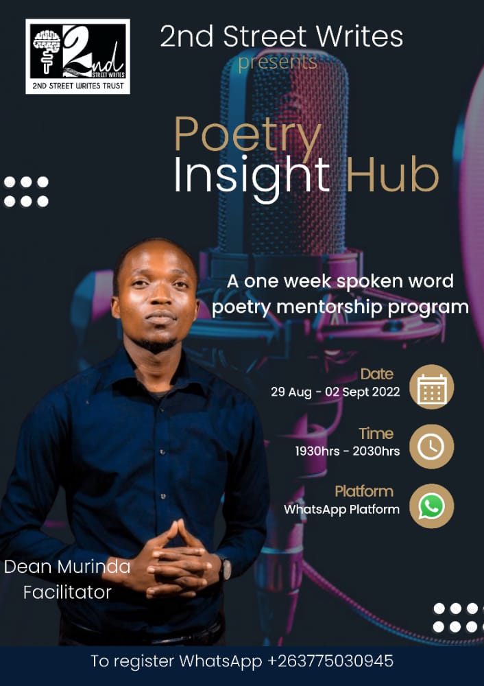 2ndstreetwrites's tweet photo. @2ndstreetwrites presents

Poetry Insight Hub, a one week spoken word poetry mentorship programme

Date 

29 August  to 02 September 2022

See attached for details:- https://t.co/CsOORuyoha