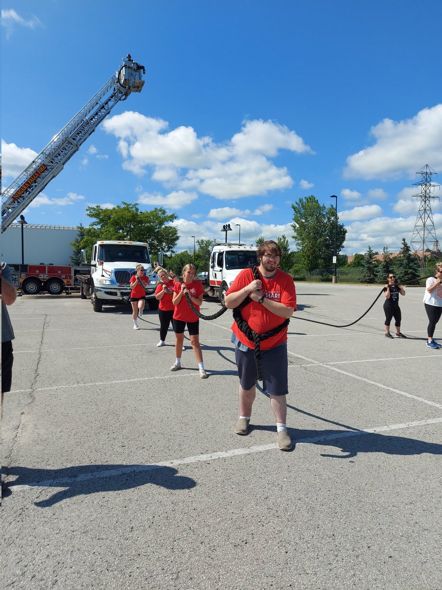 Pamela_Sharp's tweet image. So proud of my team! There&apos;s nothing they won&apos;t do to support @ProjectSHARE_NF including pulling a 2800lb tow truck 💪#ourcommunityatwork