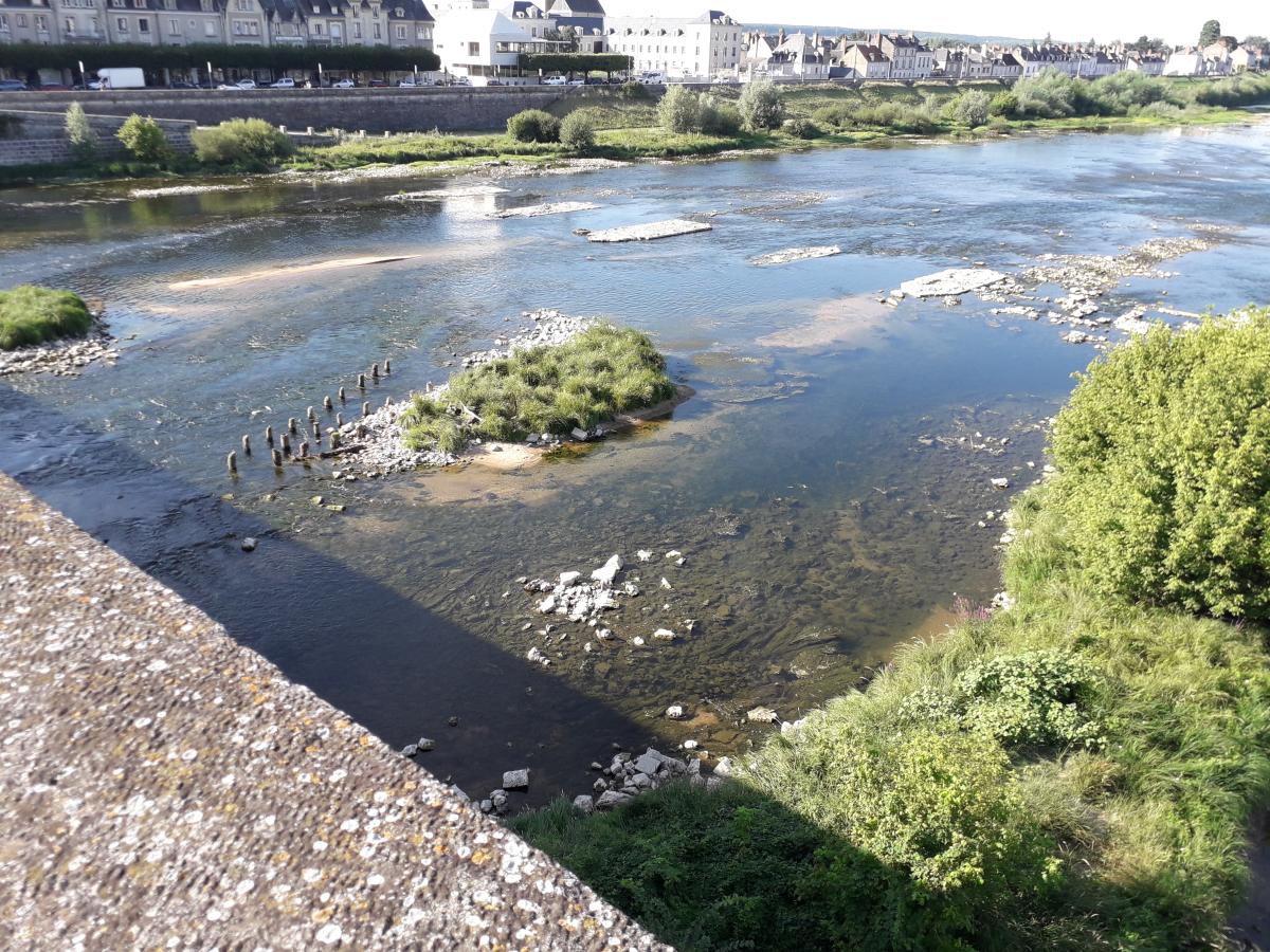 La Loire ce matin. Désespérant...