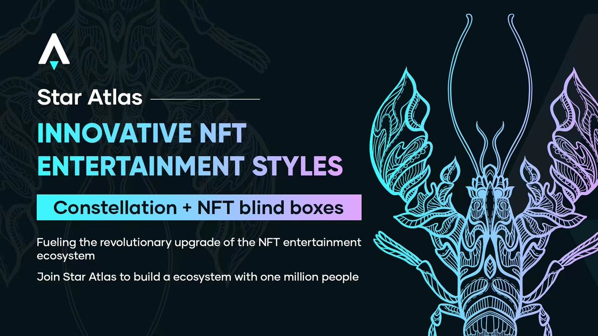 PipaliyaViren's tweet photo. There are 5 billion constellation fans worldwide, guess how big our market is. When constellations combine NFT blind boxes, when interest collides with wealth, Star Atlas
must be the next myth.
#StarAtlas #BitkeepOS #NFT #DeFi https://t.co/CZXDhjVUgl