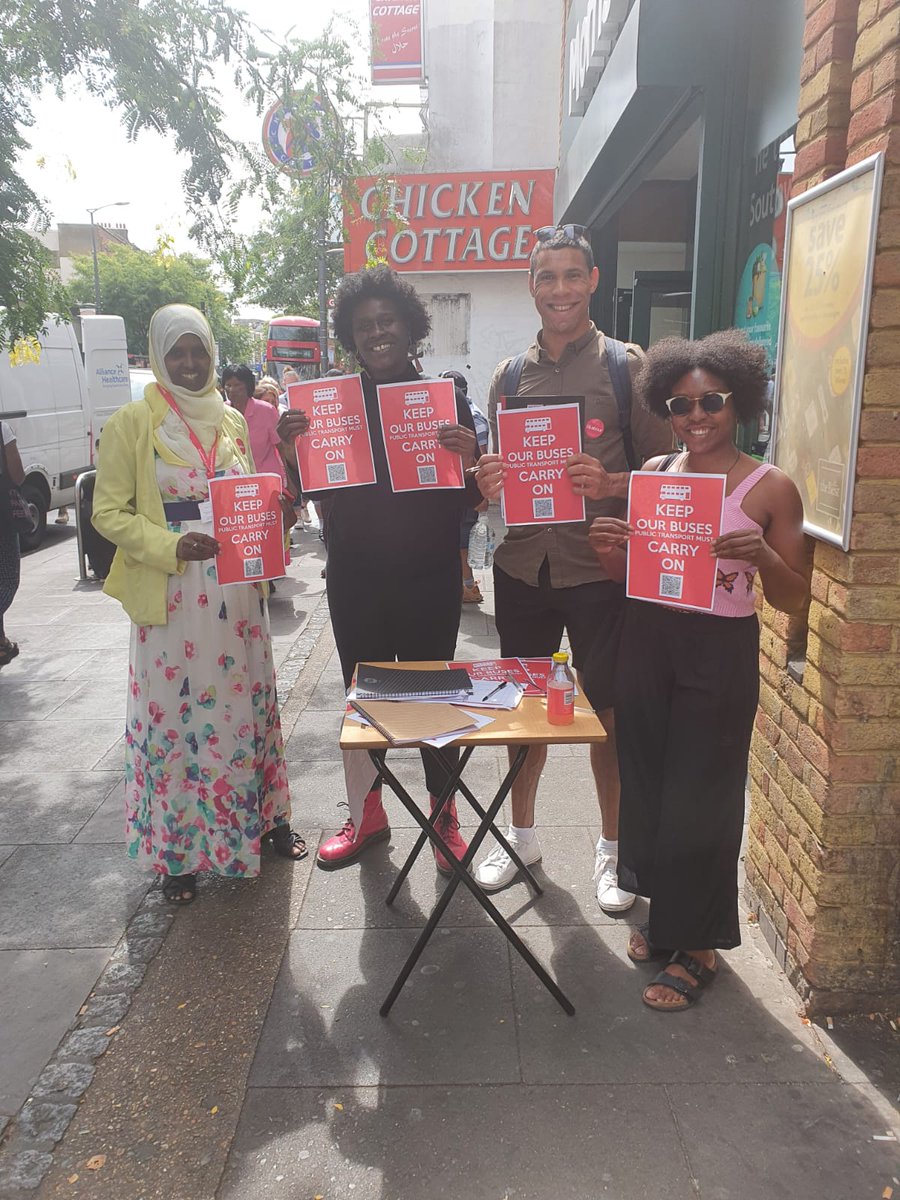 mcintosh_kim's tweet photo. 🚌 Lots is support on Walworth road today for our petition to save the 12 and 45 buses 🚌 https://t.co/ijAPsl3Zby