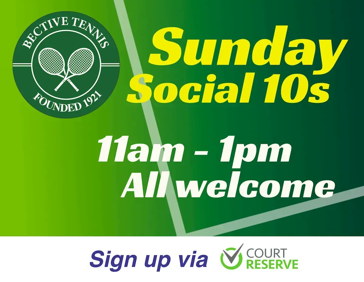BectiveTennis's tweet photo. Sunday Social Tennis on again tomorrow from 11am - 1pm.
Sign up now via the CourtReserve app 😀
#Bective101 #HitTheCourts #SundaySocial10s https://t.co/7zVySSaRuX