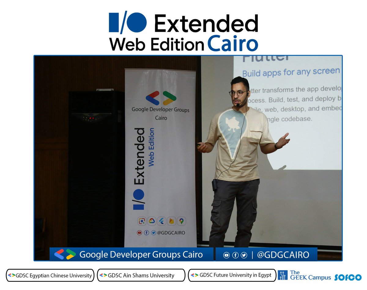 GDGCairo's tweet image. #Google_IO_Extended_Web_Edition_22_Cairo💥
Eslam Medhat is now on stage telling us about what&apos;s the next in Firebase 
🙌
Eslam is a Google Developer Expert in Firebase

#GDG_Cairo #ioextended22
#IOExtendedWebEdition #IOExtended22Cairo
#GoogleIO2022