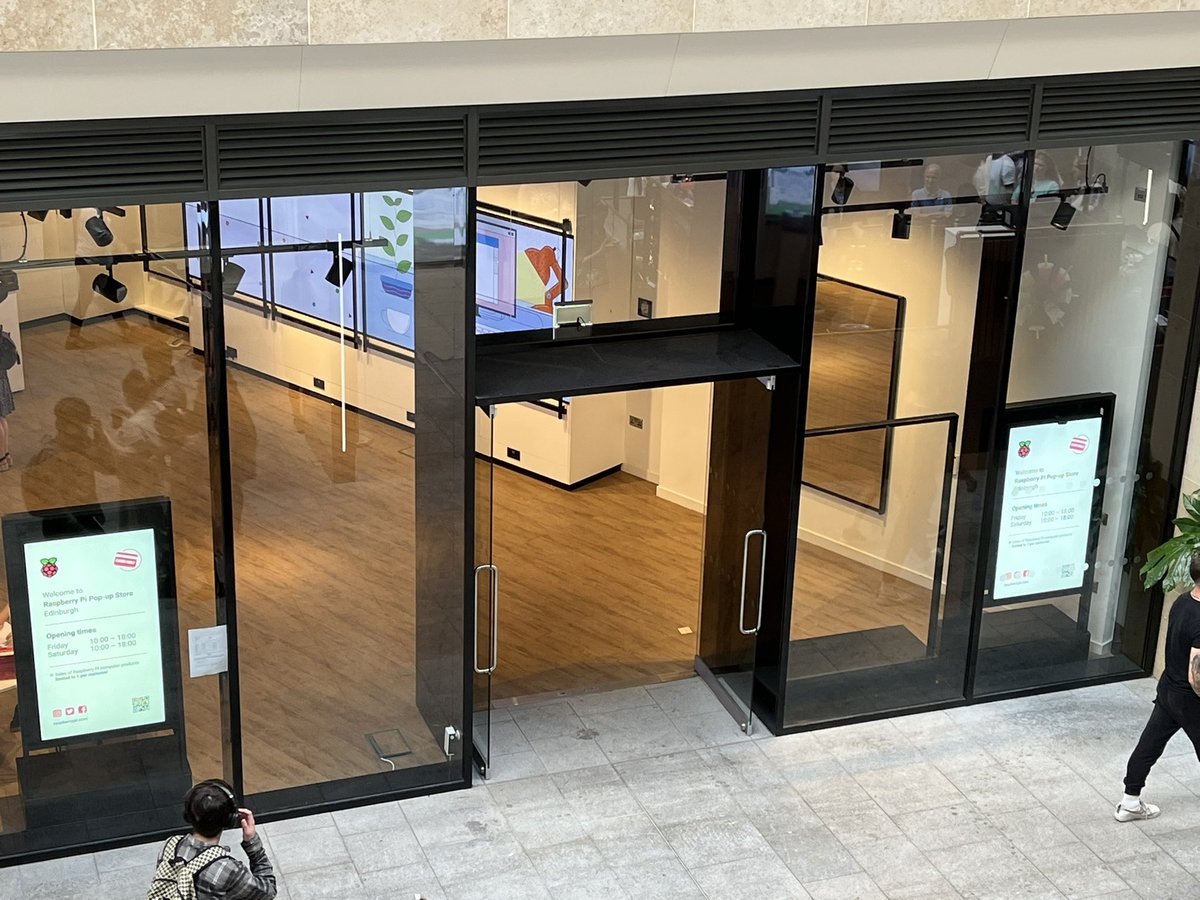 I’ve just visited the shop - thanks <a href="/Raspberry_Pi/">Raspberry Pi</a> for coming to Edinburgh! Still lots of goodies left in the final ~2 hours!